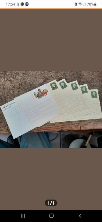 6 Ongebruikte briefkaarten beschikbaar voor biedingen