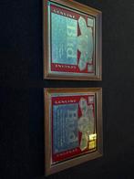 2 Budweiser Spiegels, Ophalen of Verzenden, Gebruikt, Reclamebord