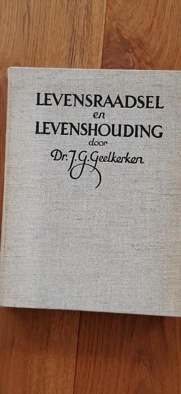 Levenshouding en levensraadsel, dr.J.G. Geelkerken beschikbaar voor biedingen