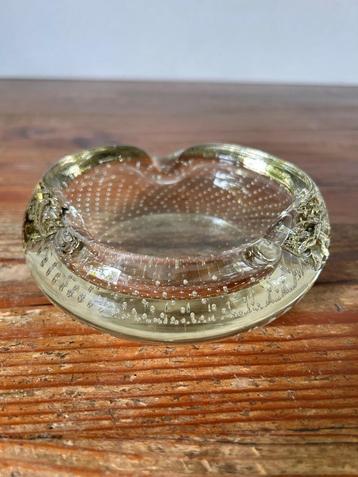 Asbak / schaal - glas / spijkerglas - design  beschikbaar voor biedingen