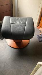 Voetenbank voor fauteuil, zwart, Ophalen, Zo goed als nieuw, Rechthoekig, Kunststof