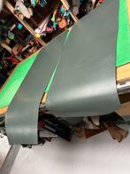 2 soldaat groen tuigleer lappen 3,5-4 mm dikte half soepel, Leer of Kunstleer, Ophalen of Verzenden, Zo goed als nieuw, 30 tot 120 cm