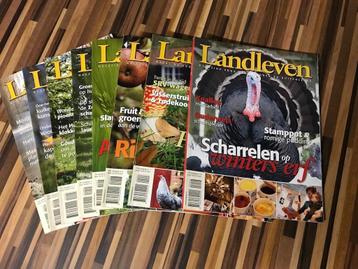 Landleven magazine complete 14e jaargang van 2009, 8 stuks.