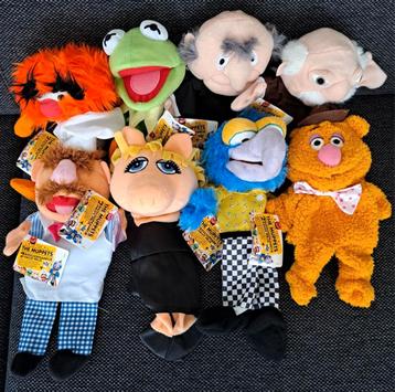 Complete set Muppets met kaartjes AH muppet verzameling 