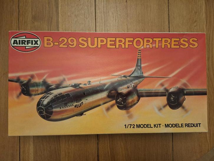 1:72 1/72 Airfix B-29 superfortress, Hobby en Vrije tijd, Modelbouw | Vliegtuigen en Helikopters, Zo goed als nieuw, Vliegtuig