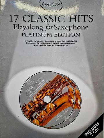 Guest Spot, Play Along + 2 Cd's Classics Saxofoon Es en Bes. beschikbaar voor biedingen