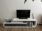 Tv meubel - wit grijs 174 x 40,5 x 45,5 cm, Huis en Inrichting, Kasten | Televisiemeubels, Minder dan 100 cm, 25 tot 50 cm, Minder dan 50 cm