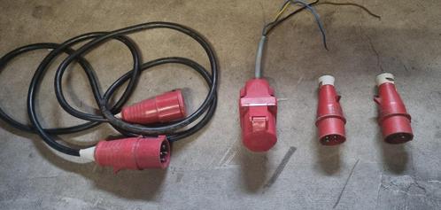 4 aderige krachtstroomkabel contactdoos enmeer, Doe-het-zelf en Verbouw, Elektra en Kabels, Gebruikt, Kabel of Snoer, Ophalen of Verzenden