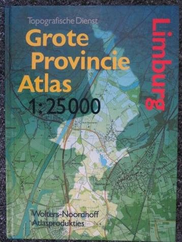 Boek: Grote Provincieatlas Limburg, provincie atlas beschikbaar voor biedingen