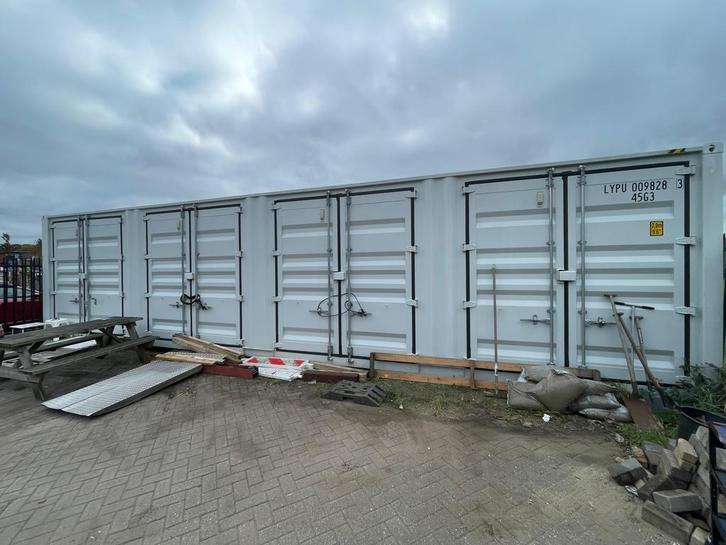 40ft high cube container (met airco, elektra, isolatie enz.), Zakelijke goederen, Machines en Bouw | Keten en Containers, Ophalen