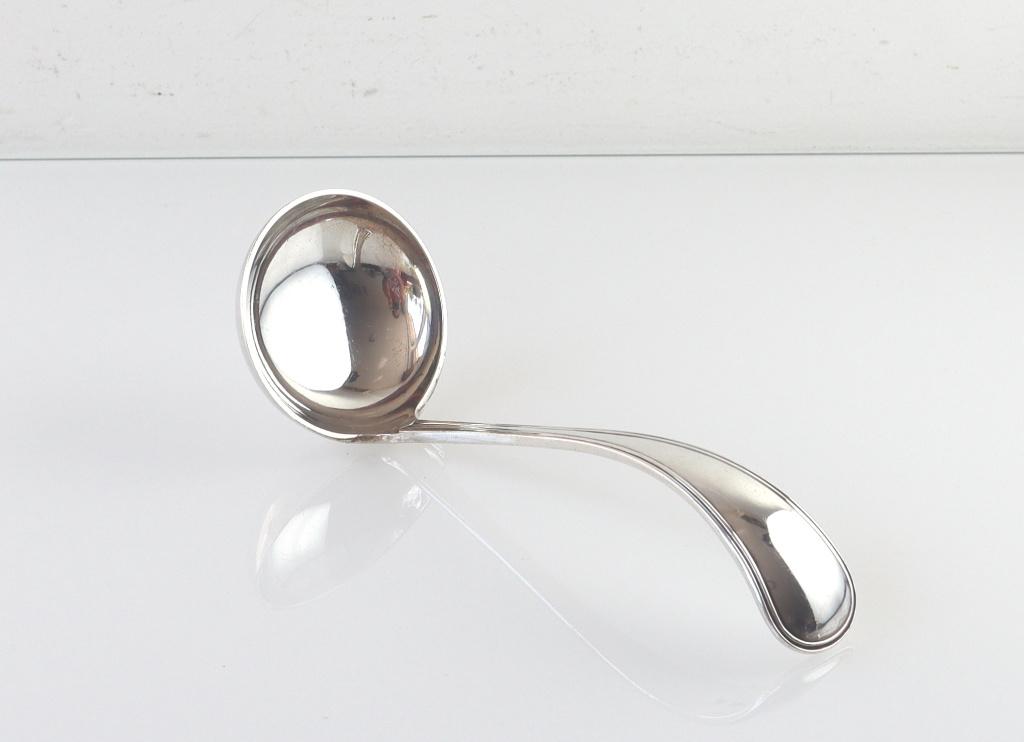 Antieke zilveren sauslepel, 1917, 91 gram, Antiek en Kunst, Ophalen of Verzenden, Zilver