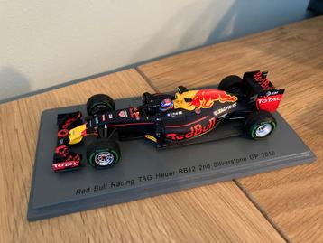 ✅ Max Verstappen 1:43 Silverstone British GP 2016 Spark RB12 beschikbaar voor biedingen