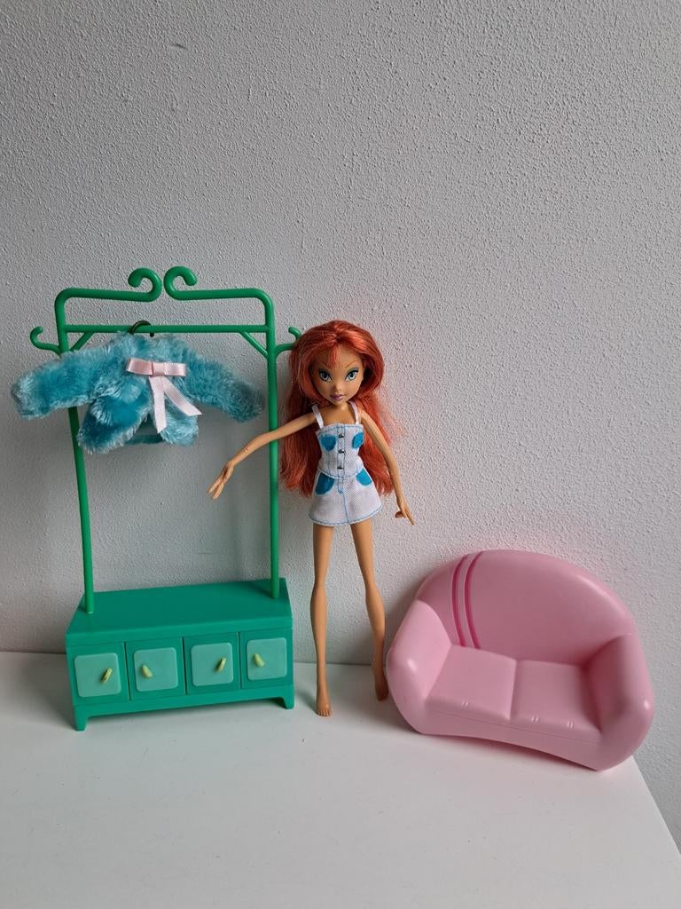 Winx lounge giftset met charmix bloom 2005, Ophalen of Verzenden, Pop