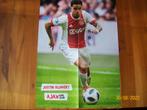 Poster Justin Kluivert / Jong Ajax 2018 ( Ajaciedjes), Verzamelen, Verzenden, Zo goed als nieuw, Ajax, Boek of Tijdschrift