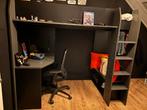 Hoogslaper met Bureau en Opbergruimte, Huis en Inrichting, Slaapkamer | Stapelbedden en Hoogslapers, Ophalen, Hoogslaper, Eenpersoons