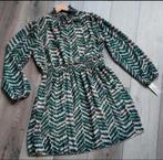 MADE IN ITALY Jurk groen beige print M🙂, Maat 38/40 (M), Made in Italy, Verzenden, Beige