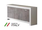 Hoge kwaliteit Dressoir 3-deurs Italiaans Hoogglans grijs wi, 150 tot 200 cm, Nieuw, Ophalen of Verzenden, Minder dan 100 cm