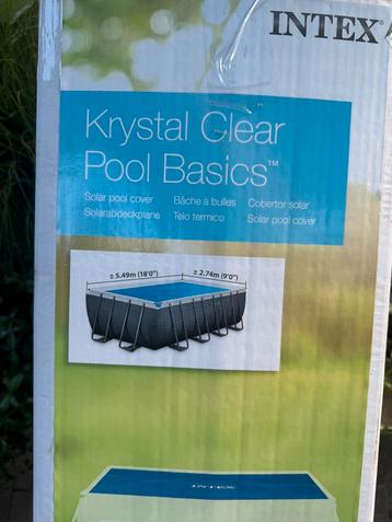 NIEUW Intex solar pool cover zwembad afdekking 5,49x2,74 beschikbaar voor biedingen