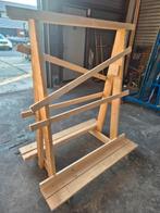 Diverse houten glasbokken, Doe-het-zelf en Verbouw, Overige Doe-het-zelf en Verbouw, Ophalen, Gebruikt