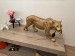 Jaguar met lamp in goud en zwart, Ophalen, Nieuw, Dier