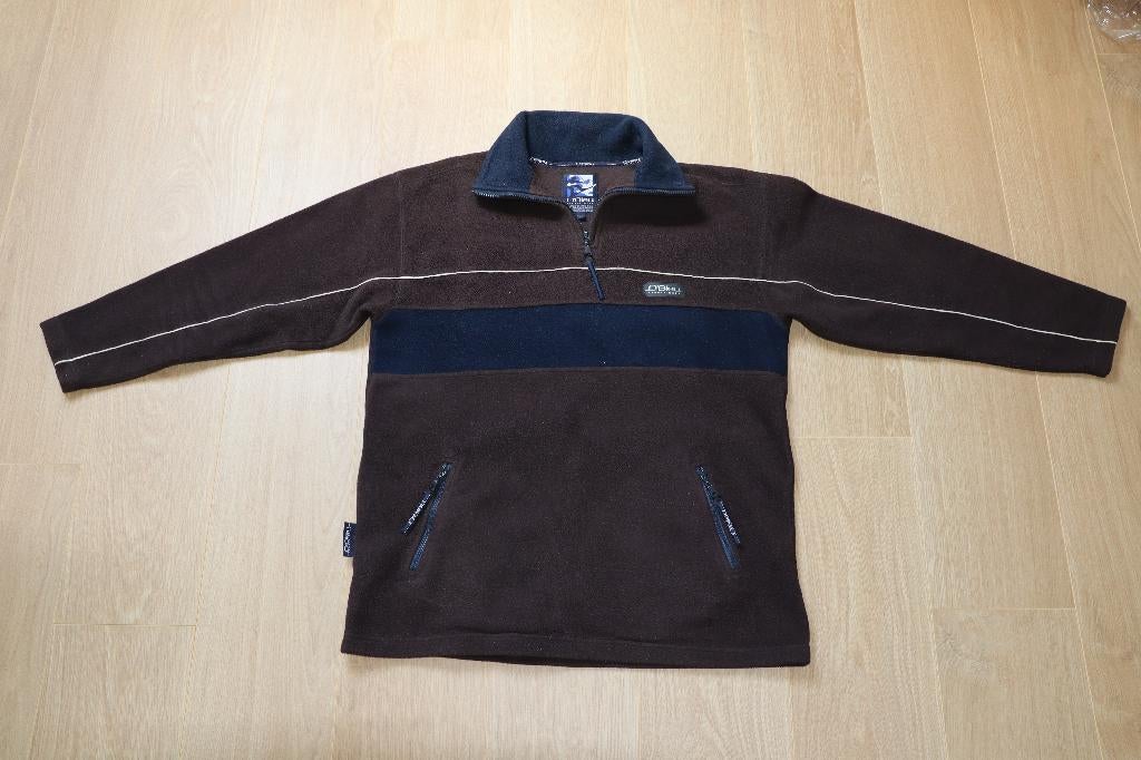 O'Bleu Sports Wear heren Fleece Trui Maat L (Bruin), Ophalen of Verzenden, Zo goed als nieuw, Maat 52/54 (L), Bruin