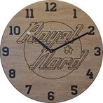 Themaklok met een Royal Nord brommer logo, Ophalen of Verzenden, Nieuw, Wandklok