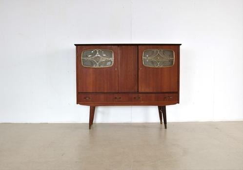 vintage buffetkast | highboard | teak | jaren 60, Huis en Inrichting, Kasten | Buffetkasten, Gebruikt, 150 tot 200 cm, 25 tot 50 cm