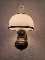 VINTAGE/RETRO  BRONZEN WANDLAMP, Ophalen, Zo goed als nieuw