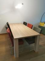 Eetkamer tafel met stoelen (L'ancora collection), Ophalen, 200 cm of meer, 50 tot 100 cm, Zo goed als nieuw