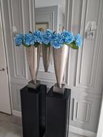 2x Grote  metaal Colmore By Diga vazen vaas bloemenpotten, Overige materialen, Overige kleuren, 50 tot 75 cm, Ophalen of Verzenden