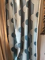 Vintage stof op rol, Ophalen, Blauw, 120 cm of meer, Katoen