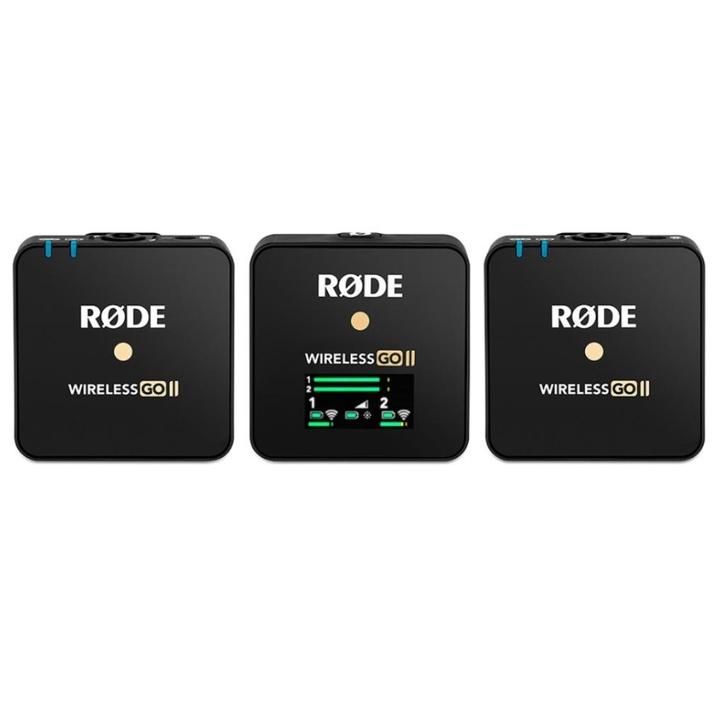 Rode Wireless GO II Dual microfoon 1x gebruikt ZGAN compleet, Audio, Tv en Foto, Fotografie | Professionele apparatuur, Zo goed als nieuw