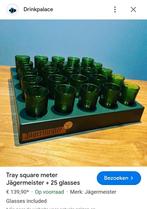 Tray square meter jagermeister + 25 glaasjes, Huis en Inrichting, Ophalen of Verzenden, Zo goed als nieuw
