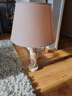 Vintage tafellamp retro onyx of marmer, Verzenden