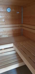 Familie sauna 3 banken .nieuwstaat, Sport en Fitness, Sauna, Ophalen, Zo goed als nieuw
