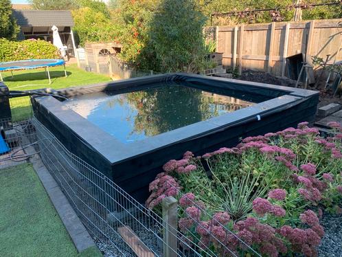 Complete vijver met 30 koi’s tot 70cm, filter, pomp, uv lamp, Tuin en Terras, Vijvers, Zo goed als nieuw, Ophalen