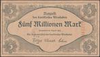Duitsland Wiesbaden 5 millionen mark 1923 gebruikt (nr 146), Verzenden, Duitsland, Los biljet