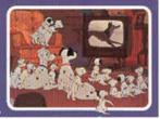 Disney 101 Dalmatiërs Amerikaanse kaart, Ophalen of Verzenden, Overige figuren, Nieuw, Beeldje of Figuurtje