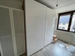 Ikea pax kledingkast met wit hoogglans schuifdeuren, Huis en Inrichting, Gebruikt, 50 tot 75 cm, 200 cm of meer, Ophalen
