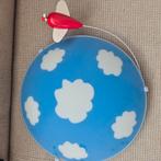 Plafondlamp wolk met vliegtuigje, Ophalen of Verzenden, Zo goed als nieuw