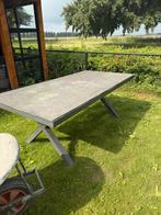 Buitentafel, Tuin en Terras, Tuintafels, Ophalen, Gebruikt, Rechthoekig, Aluminium