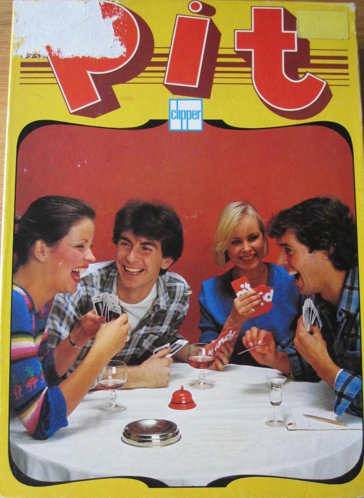 kaartspel PIT - 1975, Hobby en Vrije tijd, Gezelschapsspellen | Kaartspellen, Zo goed als nieuw, Drie of vier spelers, Vijf spelers of meer