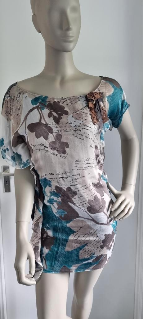 LIO.JO ZIJDEN ZOMERSE TOP/TUNIEK. NIEUW met prijskaartje, Kleding | Dames, Tops, Nieuw, Maat 36 (S), Overige kleuren, Korte mouw