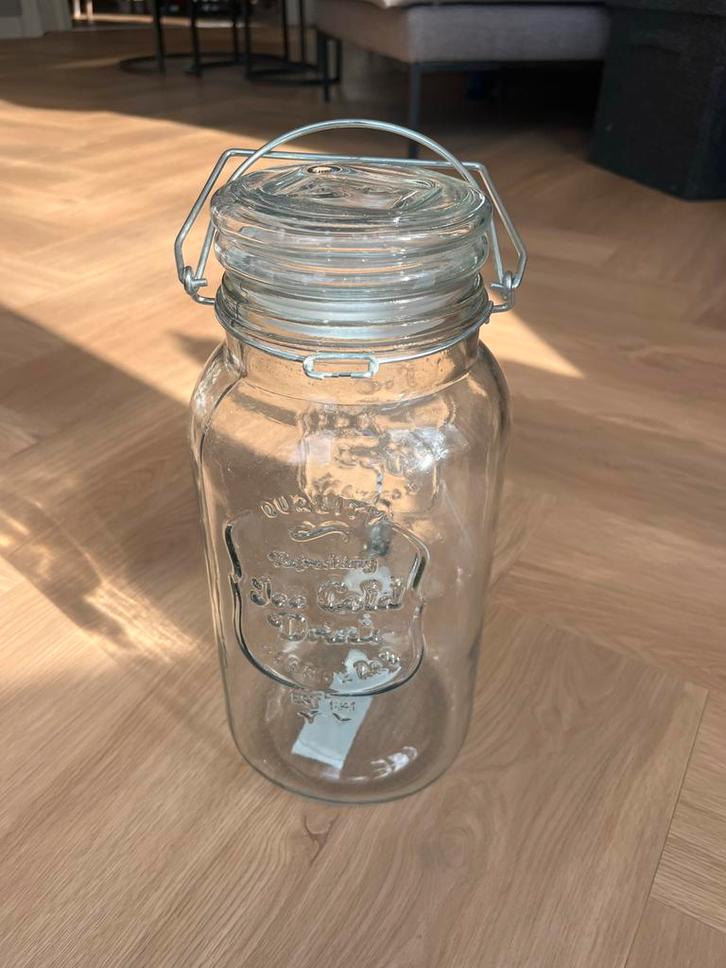 Leuke Limonade Jar met Tapkraan, Huis en Inrichting, Keuken | Keukenbenodigdheden, Gebruikt, Ophalen of Verzenden