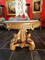 bijzondere antiek louis XVI gilt hout beelden centertable, Ophalen