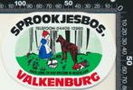 Sticker: Sprookjesbos Valkenburg (4), Verzenden, Zo goed als nieuw, Bedrijf of Vereniging