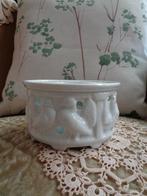 Brocant Porseleinen Theelicht met Duiven ** Mimosa **, Antiek en Kunst, Antiek | Servies los, Ophalen of Verzenden