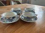 Blue Danube soepkop/kom met losse schotel, Ophalen of Verzenden