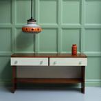 Vintage dressoir pallisander, Huis en Inrichting, Kasten | Dressoirs, Gebruikt, 100 tot 150 cm, Ophalen of Verzenden, Met lade(s)