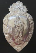 Uit inboedel: Antiek zilveren ex voto(no 7) groot hart incl, Antiek en Kunst, Antiek | Religie, Verzenden